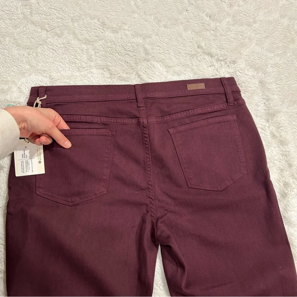 NWT Lila Ryan - Louise Skinny Jean Dark Purple 16 - Picture 4 of 13